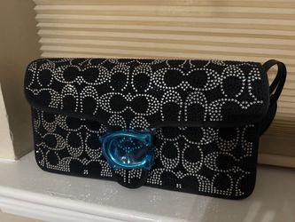 Crystal tabby coach purse