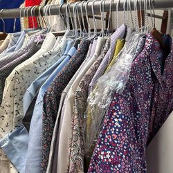 Men’s Short And Long Sleeve Shirts   Large Cleaner Clean