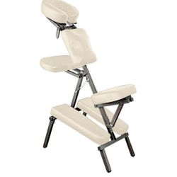 NRG Grasshopper Portable Massage Chair - Fully Adjustable Seat, Chest Pad, Head Cradle and Arm Supports - Lightweight Chair, Compacts for Easy Transpo