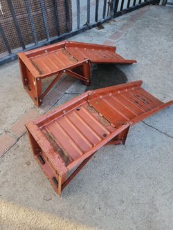 Heavy duty car ramps