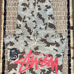 Stussy X BAPE hoodie 