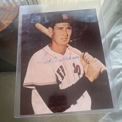 Ted Williams  Hand Signed   Photo ,  Certificate Available 