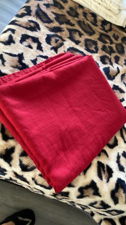 Mantel rojo para mesa de 8 silla