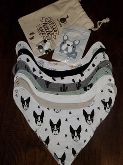 New baby bandana snap on bibs 10ct + bonus