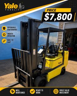 Yale LPG forklift 5000 lb capacity!