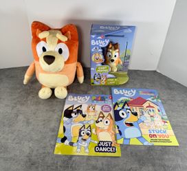 Bluey Kids Toy Bundle – Plush, Figure & Activity Books