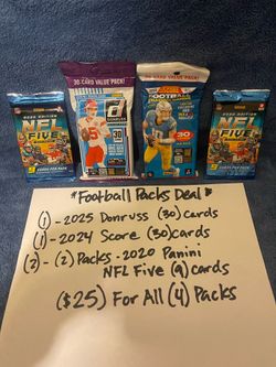 FOOTBALL CARD PACKS