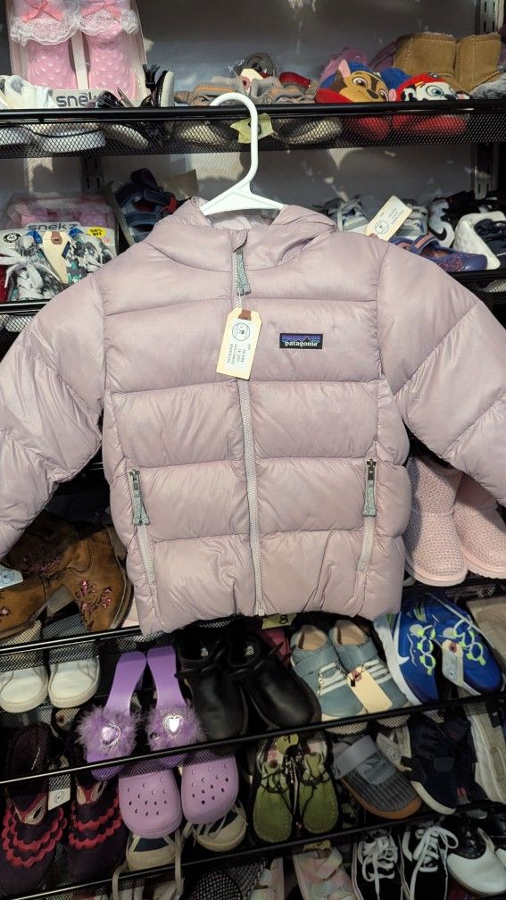 Patagonia Girls Down Jacket Coat Size 4T