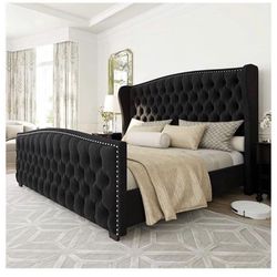 Upholstered King Size Bed frame 