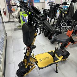 K Cloud K6 Electric Scooter 60MPH! Finance For $50 Down Payment!!