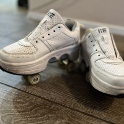 Four-Wheel 2-in-1 Roller Skate Shoes Unisex Skates Detachable Kids Sneakers with Wheels