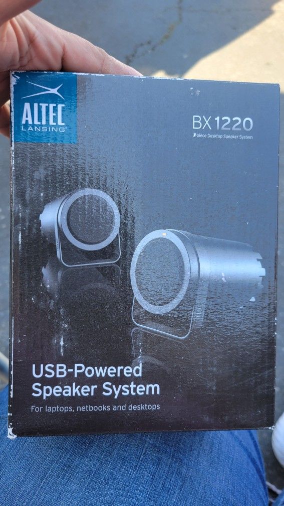 New Speakers For USB Devices, 2 Speakers A Box