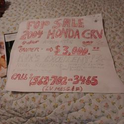 2004 HONDA CRV FOR SALE