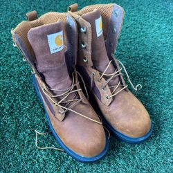 Carhartt Brown Leather Work Boots
