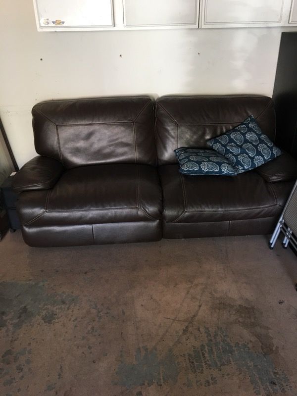 Leather Couch / Recliner