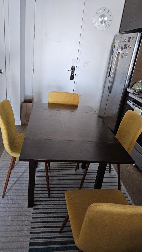 Drop Leaf / Folding Wooden Dining Table