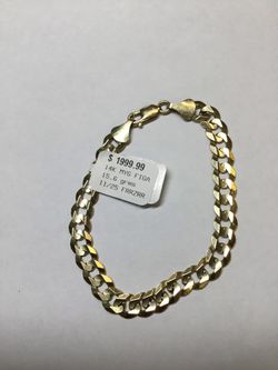 14k Cuban Bracelet