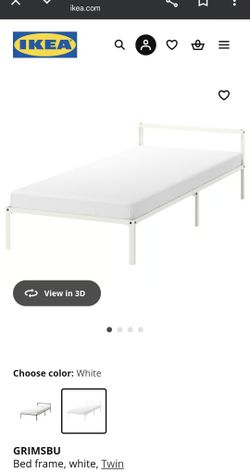 New Ikea Twin Bed In Original Packaging New Unopened