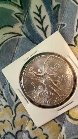 1986 plata pura Libertad