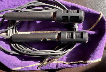 Audio-Technica Dynamic Microphones Pair with Cables