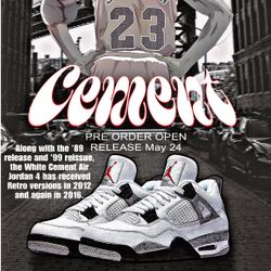 Air Jordan 4 Retro White Cement – OG Classic 🔥 Size [Your Size]