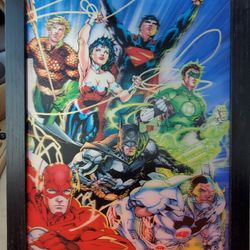 Lenticular Justice League Portrait 