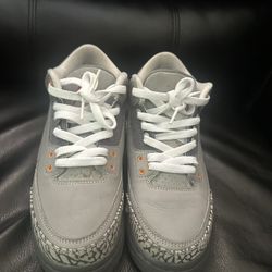 Air Jordan 3 Retro GS 'Cool Grey' Size 6Y CHECK DESC