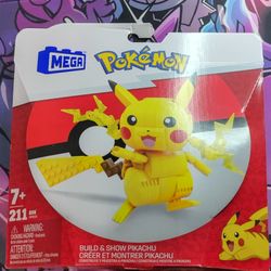 Mega pokemon pikachu Lego set