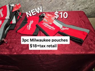 New 3pc Milwaukee pouches only $10 each set