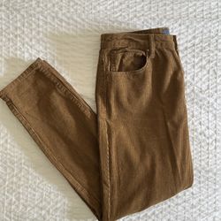 Brown corduroy pants