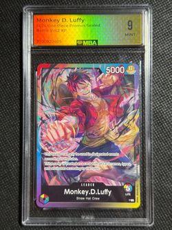 2024 ONE PIECE PROMOS SEALED BATTLE VOL.2 #P MONKEY D. LUFFY MBA 9 MINT