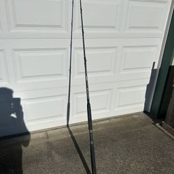 Lamiglas 7ft. BFC 70 H 1 piece fishing rod in great shape.  All the guides look great and the wraps as well. The handle looks great as well and the ru