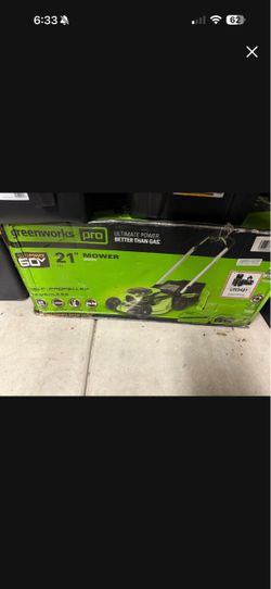 Green works lawnmower