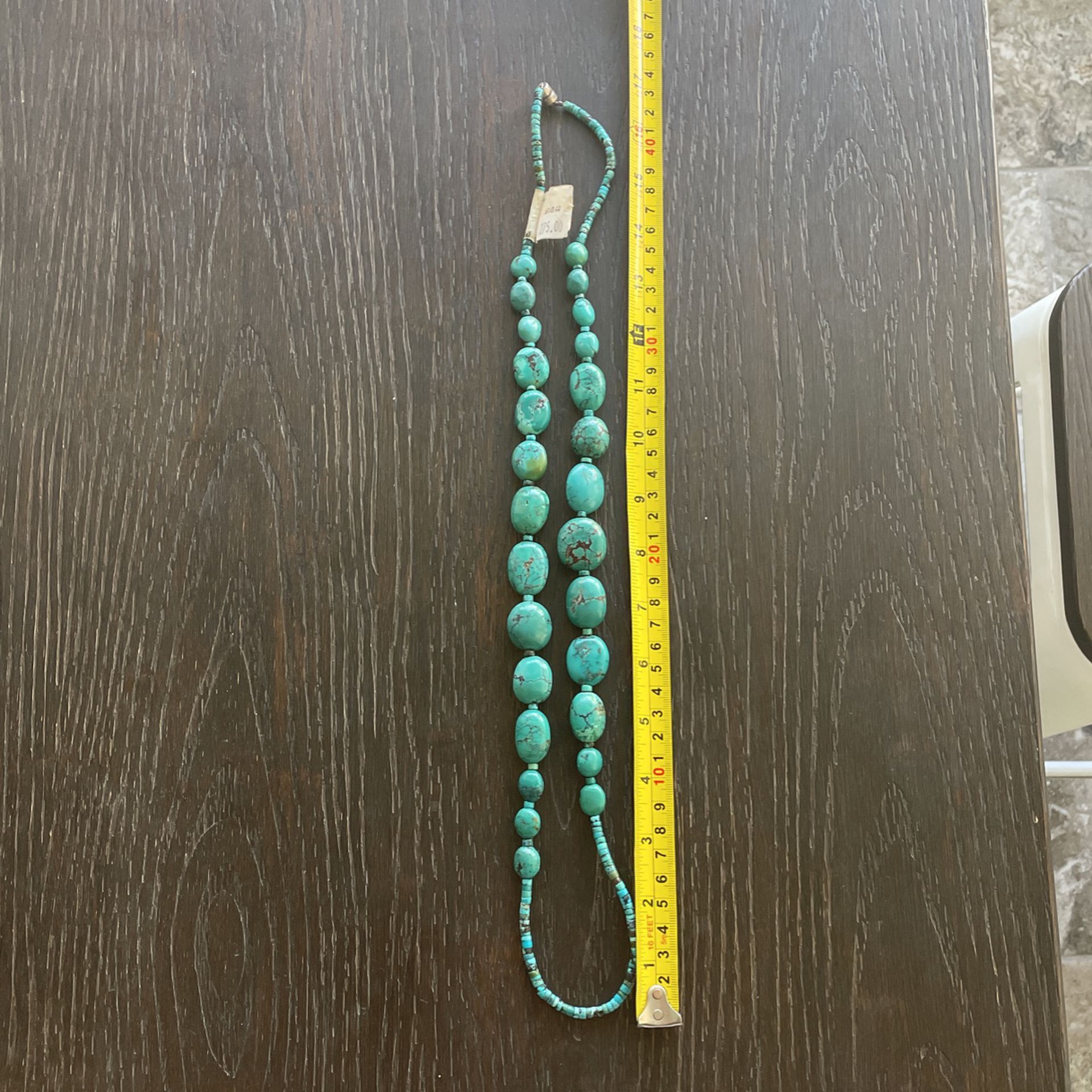 Indian Canyons Trading Post Turquoise Beaded Necklace X-Large