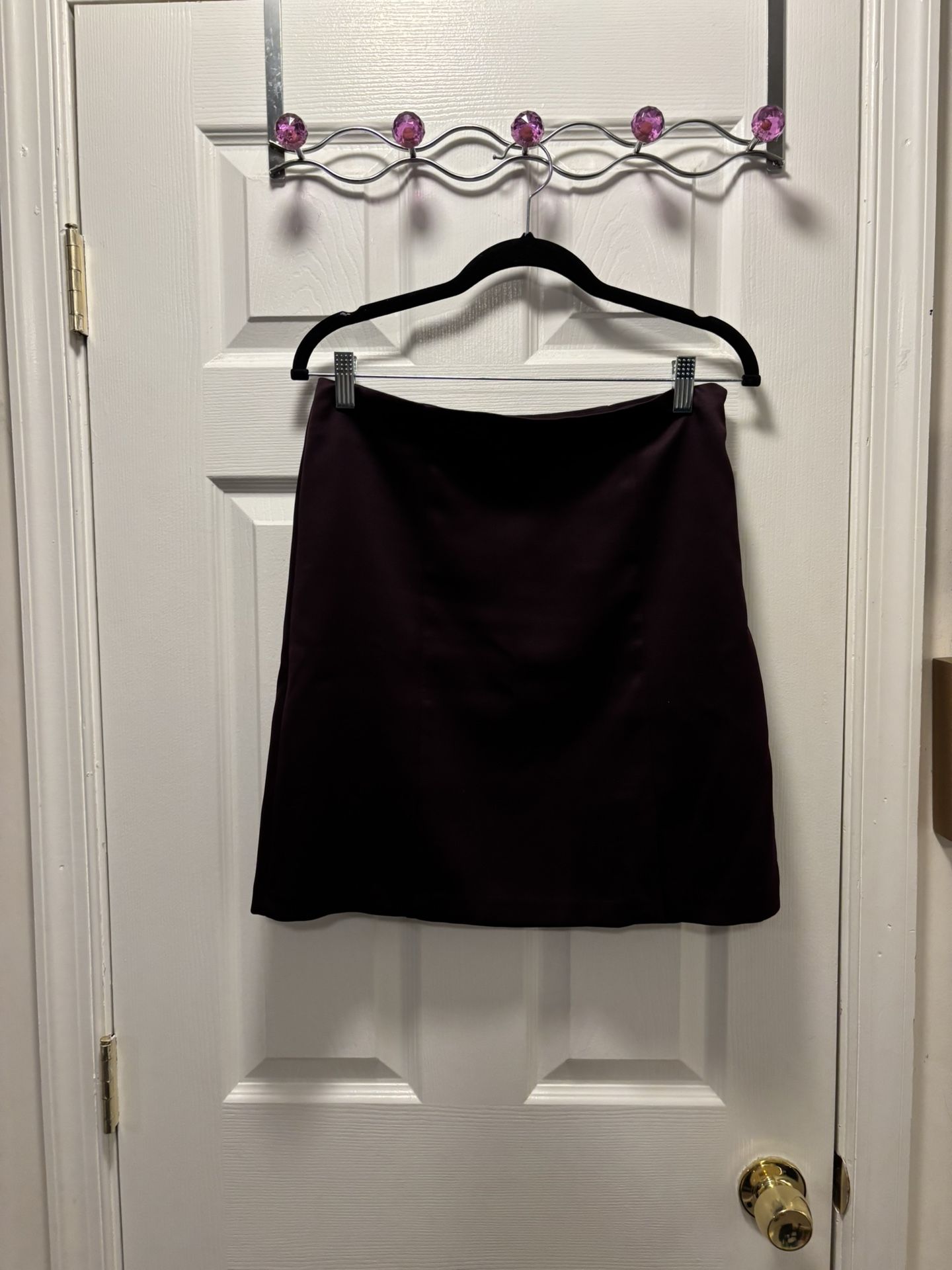 Purple A-Line Skirt