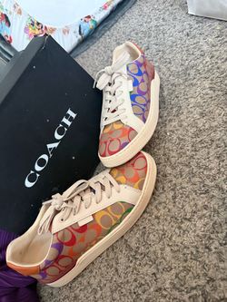 Coach Signature Monogram Rainbow Sneakers