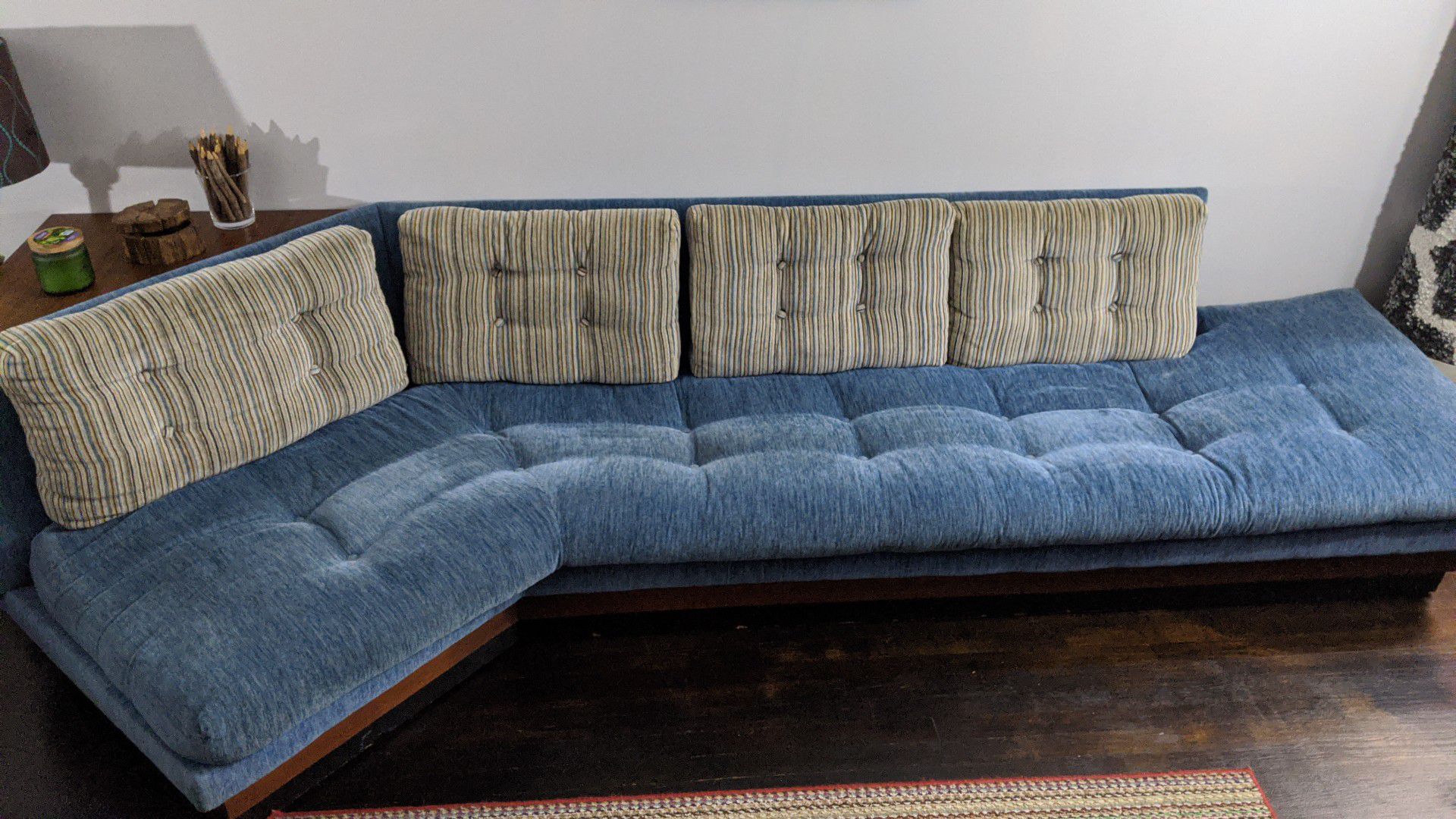 Vintage L-Shape Custom Sofa