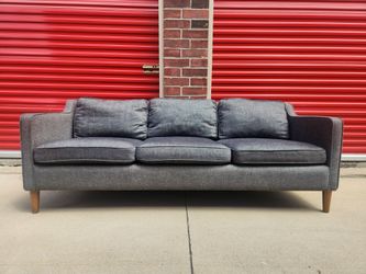 West Elm Hamilton Sofa (Charcoal) *Delivery Available*