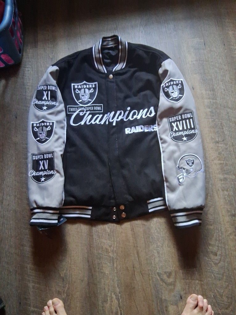 Three Time World Champion LA Raiders Jacket