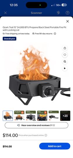 Fire pit for camping