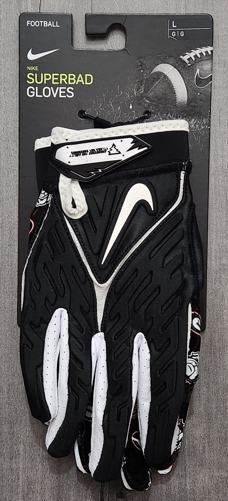 Nike Superbad Georgia Bulldogs Team Issued Football Gloves