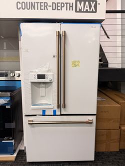 GE CAFÉ 36” MATTE WHITE FRENCH DOOR FRIDGE - WARRANTY- NEXT DAY DELIVERY - PAYMENT PLANS