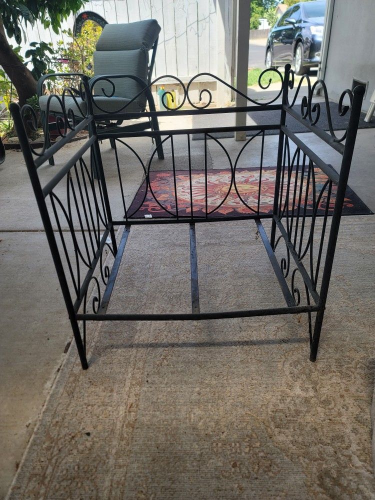 Iron Dog Bed Frame