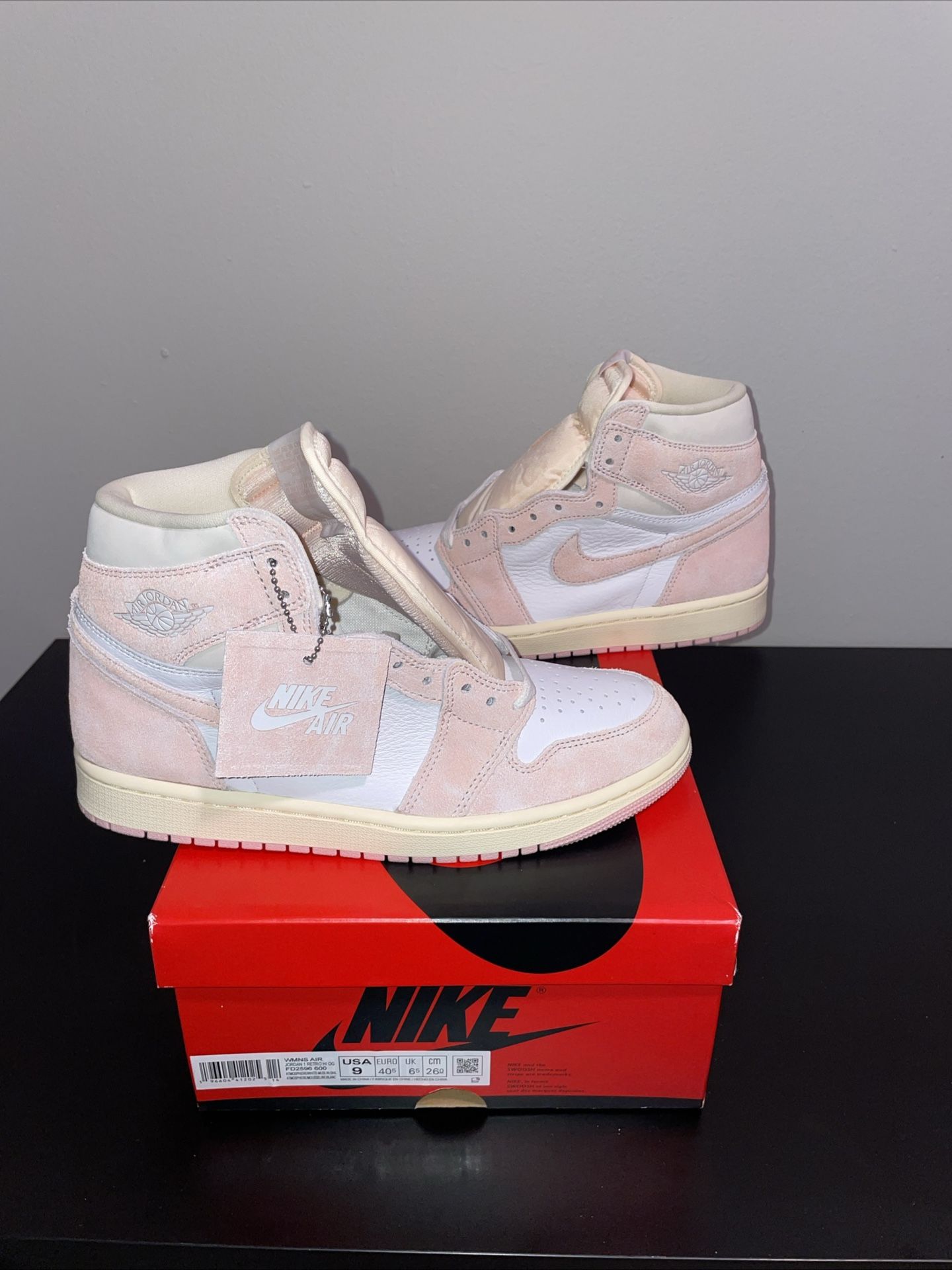 Air Jordan Retro 1 “Washed Pink” Sz 9 WOMENS