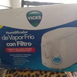 Vicks Filtered Cool Moisture Evaporative Humidifier