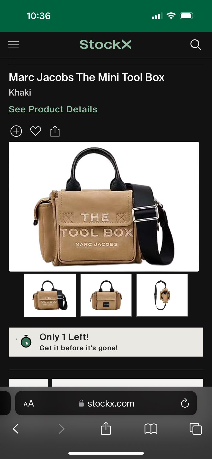 New limited edition Marc Jacobs (minitoolbox) Bag