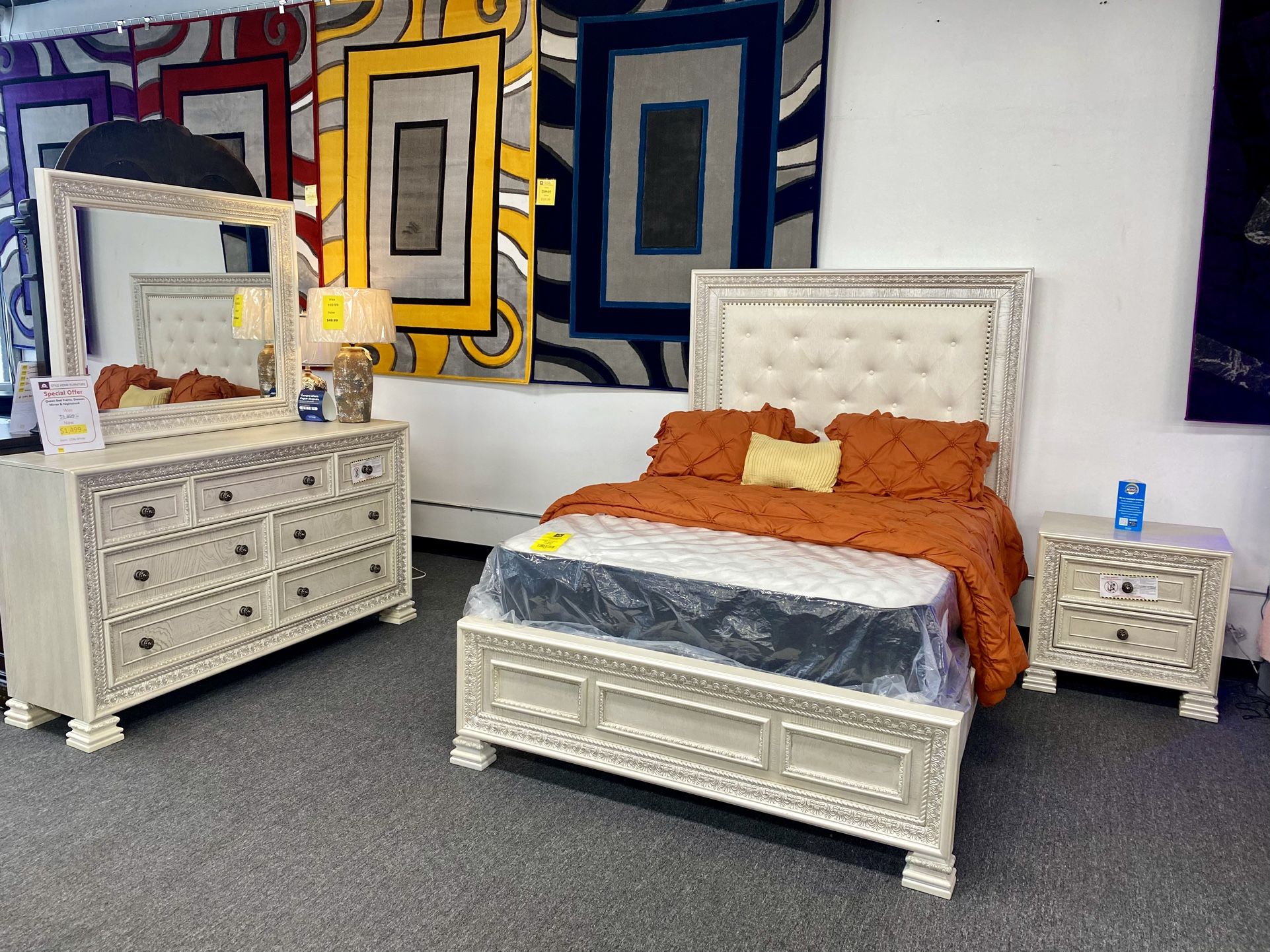 Queen Size Bedframe Set $1,499