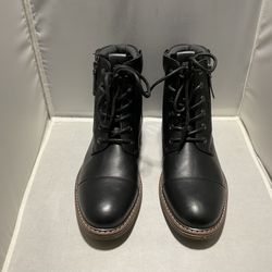Brand New ALDO Men's Steve Combat Leather Boot Size 10.5