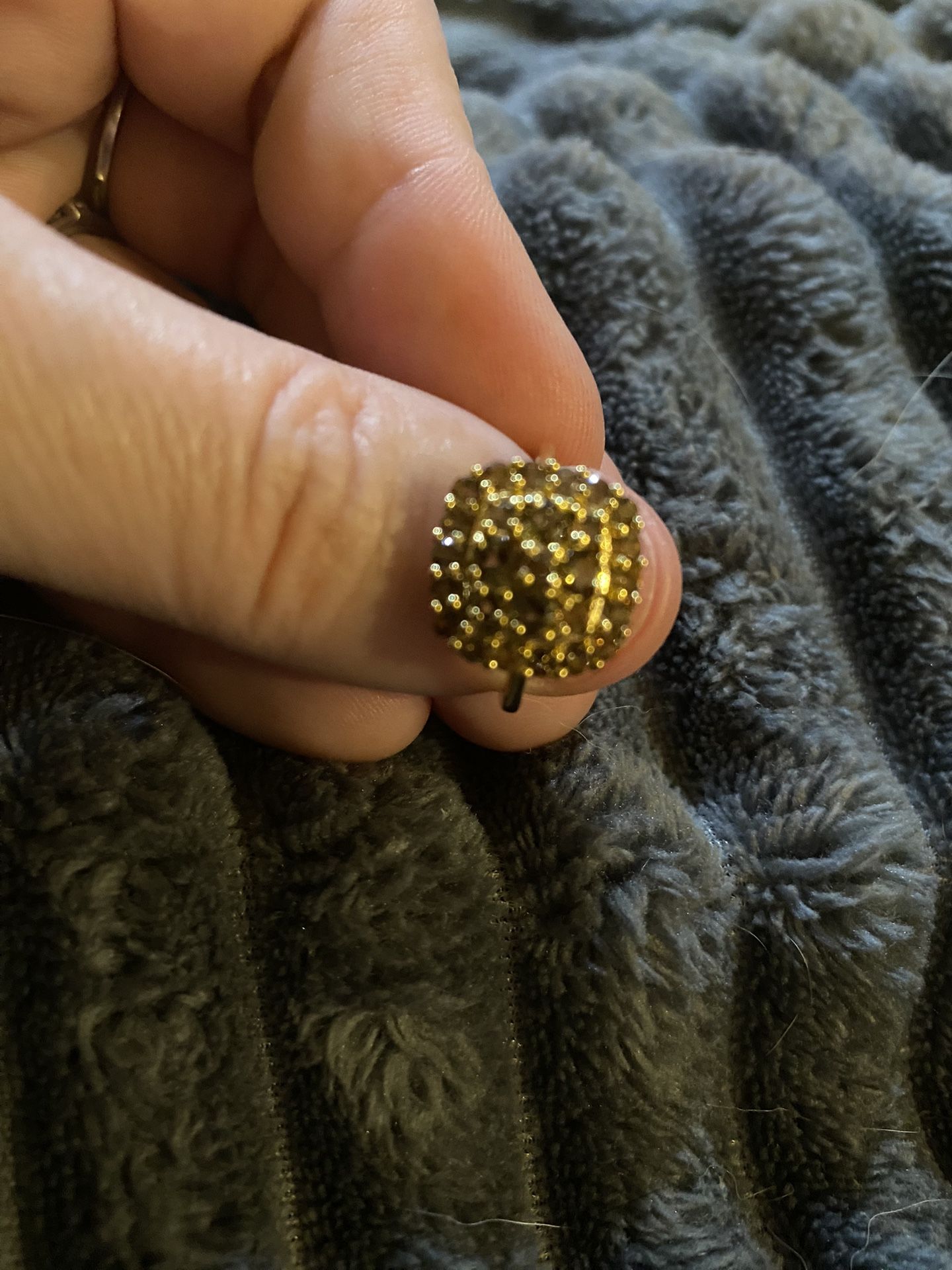 Jenipapo Andalusite Cluster Ring - sz 6
