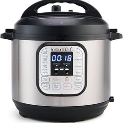 Instant Pot 6Qt Duo Plus 9-in-1 Multicooker, Pressure Cooker, Slow Cook, Rice Maker, Steamer, Sauté, Yogurt, Warmer & Sterilizer, Stainless Steel, 6 Q